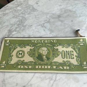Oversized dollar clutch